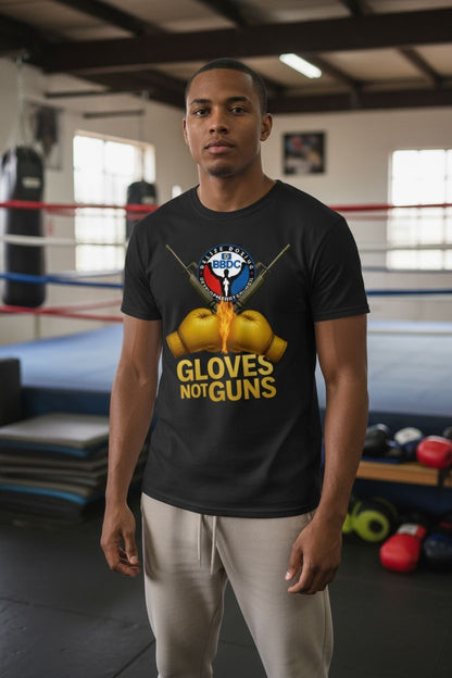 Official BBDC “Gloves Not Guns” Movement T-Shirts